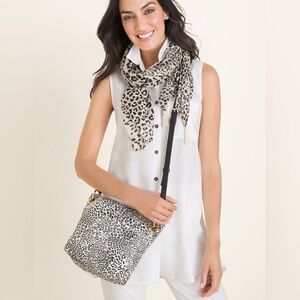 Chicos Animal Print Crossbody